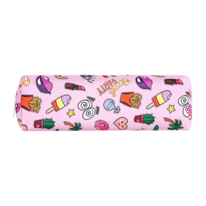 Пенал школьный &laquo;Стикеры&raquo;, на молнии, МИКС