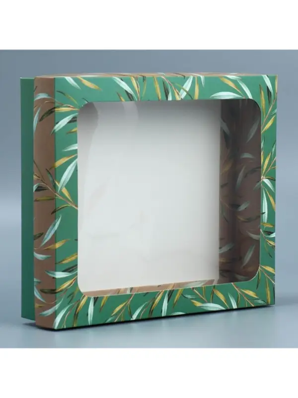 Коробка подарочная, упаковка, &laquo;Эко&raquo; , 23.5 х 20.5 х 5.5 см