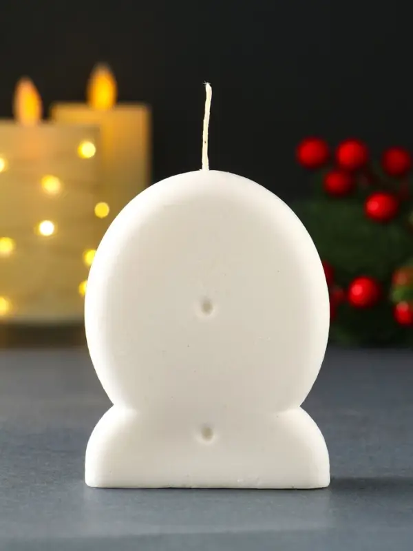 Свеча новогодняя с предсказанием "Снегурочка" 7х2х9 см