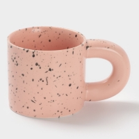 Кружка Доляна "Сплэш" 14х8,7х8 см, цвет персиковый
