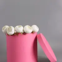 Шляпная коробка розовая, 30 х 30 см