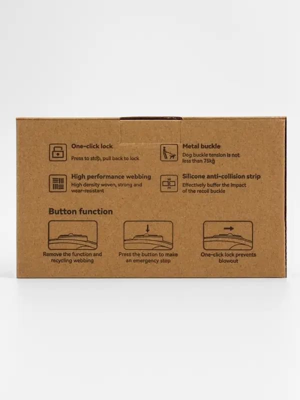 Рулетка - поводок для собак, лента 3 метра, голубая