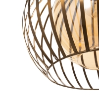 Светильник "Клубок" 1х40Вт Е27 медь 28х28х28см