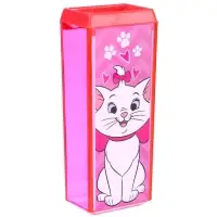 Точилка пластиковая прямоугольная, &laquo;Коты аристократы&raquo;