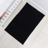 Коврик для дома LaDо́m, букли, плотность 1000 г, 50&times;80 см, цвет графитовый