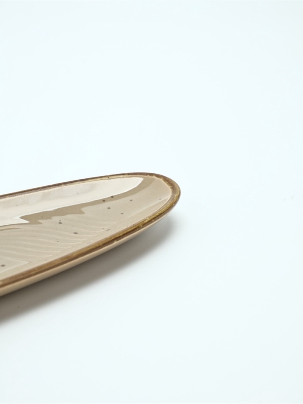 Блюдо керамическое Dolce Ceramo. &laquo;Песчаный берег&raquo;, 34 х 8 см