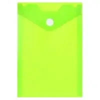 Папка-конверт на кнопке, А6, 180 мкм, вертикальная, глянцевая, МИКС