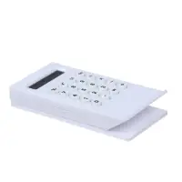 Калькулятор-зажим 8-разрядный корпус белый