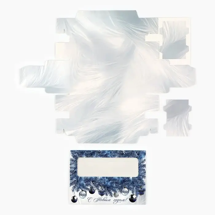 Коробка под 3 конфеты с ячейками &laquo;Серебро&raquo;, 13.3 х 3.3 х 5.8 см