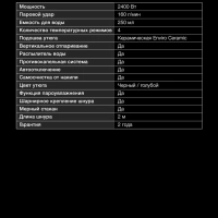 Утюг H-SI01557 2400Вт черный голубой