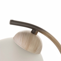 Спот "Джина" 1хЕ27 40Вт черно-бежевый 22х15х16 см