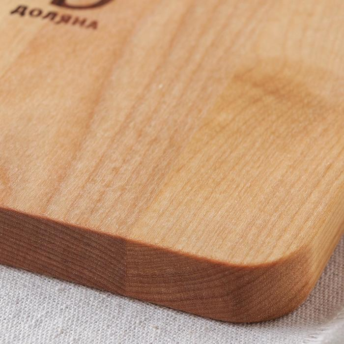 Менажница квадратная Доляна &laquo;Мачерата&raquo;, 18&times;18&times;1,8 см, 3 секции, берёза, пропитана маслом