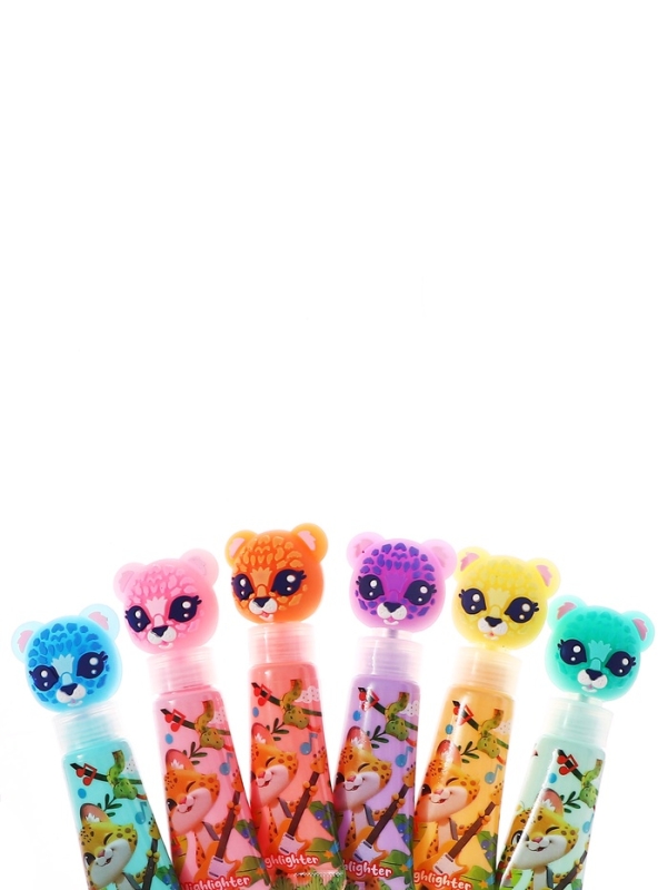 Маркер-текстовыделитель Тигренок МИКС (штрихкод на штуке)