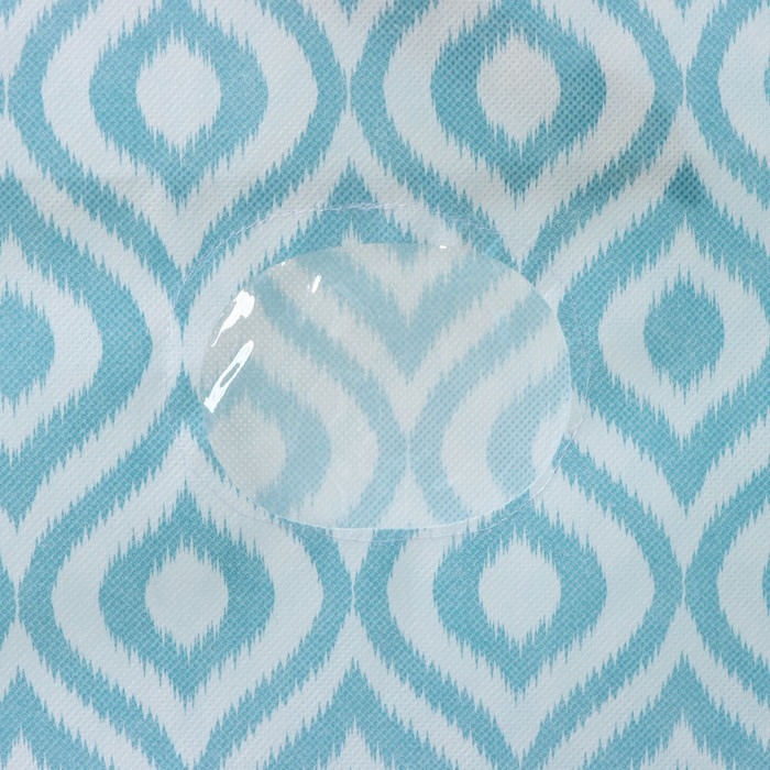 Чехол для одежды Доляна &laquo;Лагуна&raquo;, ПВХ окно, 60&times;90 см, цвет бирюзовый