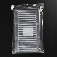 Форма для шоколада &laquo;Соломка&raquo;, 20&times;12&times;2,5 см, 18 ячеек 8,5&times;0,5 см, цвет прозрачный