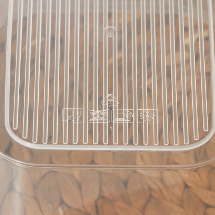 Набор пищевых контейнеров с паровыпуском, 2 шт: 1,1 л, 1,25 л, цвет микс