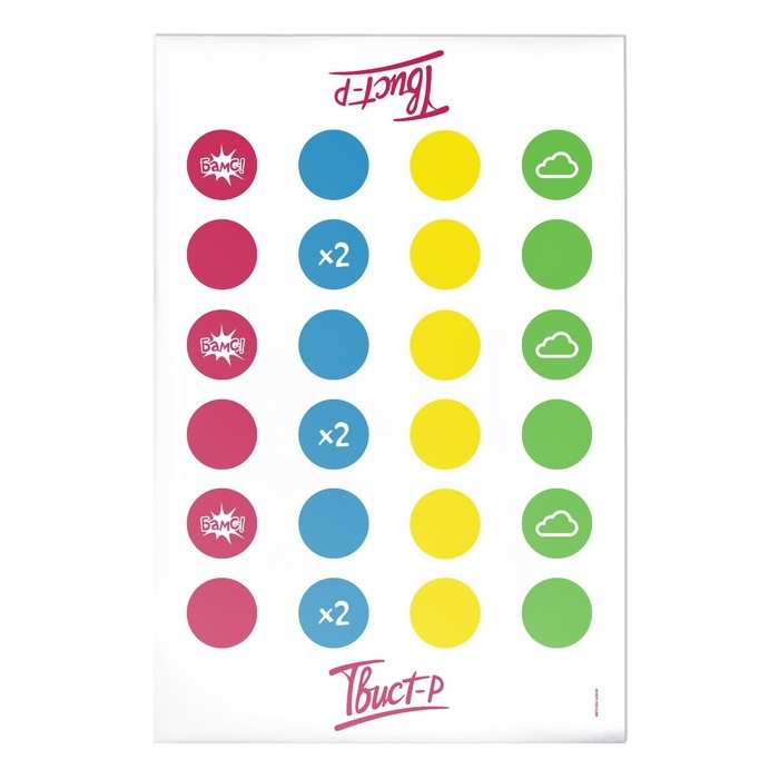 Подвижная игра &laquo;Твист-р Смешарики&raquo; напольная  с фантами, 6+