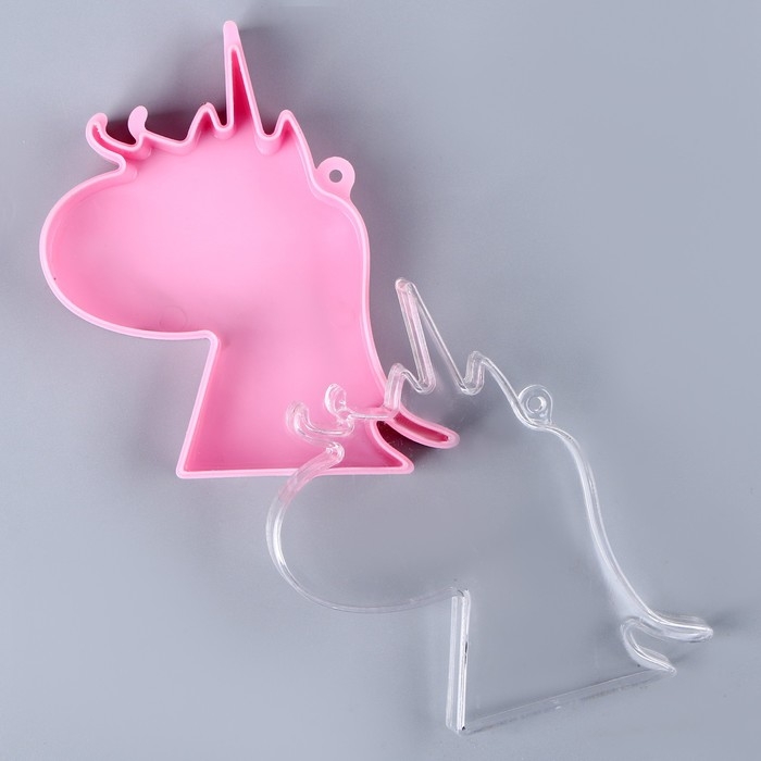 Основа для творчества и декорирования &laquo;Единорог&raquo;, набор 3 шт., размер 1 шт. &mdash; 10 &times; 9,5 &times; 2,5 см