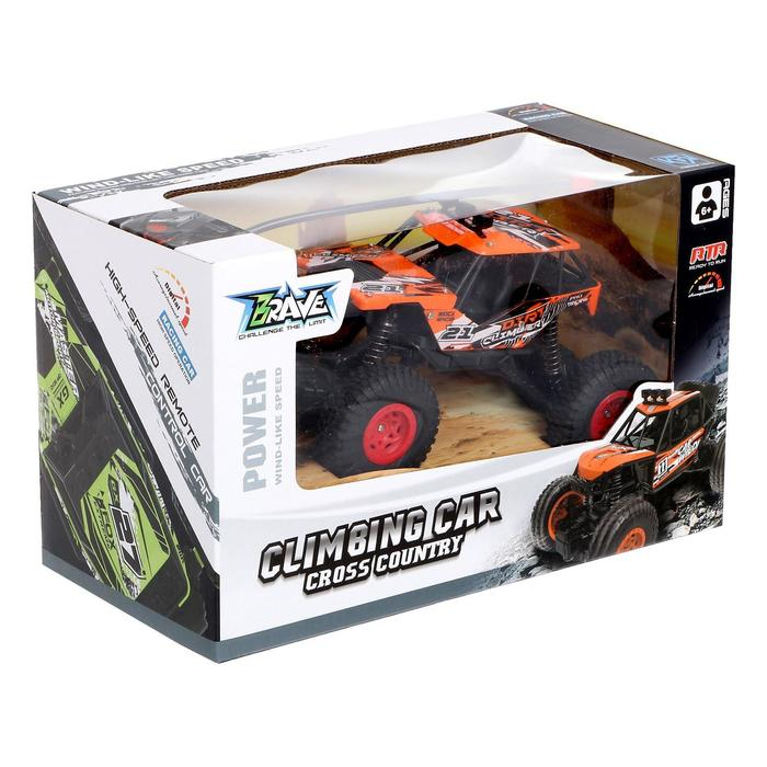 Джип радиоуправляемый &laquo;Кросс&raquo;, работает от батареек, цвет синий