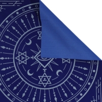 Скатерть для гадания бархатная на Хэллоуин &laquo;Тайный знак&raquo;, 50х50 см, 16+