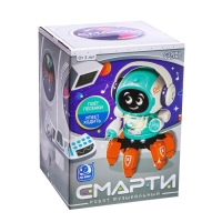 Робот музыкальный &laquo;Смарти&raquo;, русское озвучивание, световые эффекты, цвет зелёный