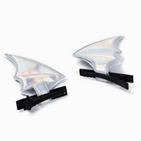 Заколки ушки новогодние &laquo;Волшебная змейка&raquo;, на Новый год, 1 х 5 х 9 см