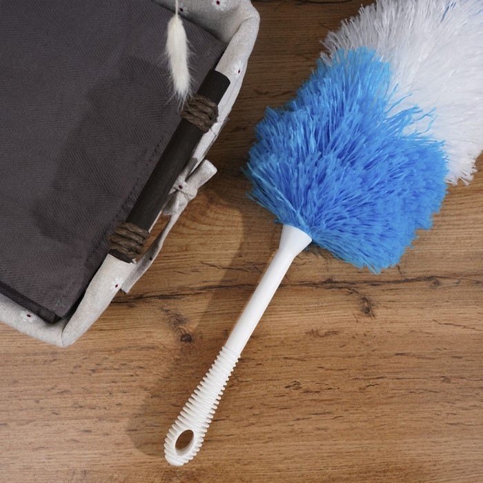 Щётка для пыли Доляна &laquo;Небо&raquo;, микрофибра, 61&times;5 см