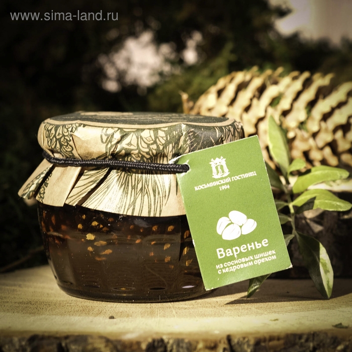 Варенье из сосновых шишек с кедровым орехом, 160 г