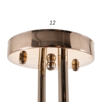 Люстра 2017/2 E27 60Вт золото 46х19х25 см BayerLux