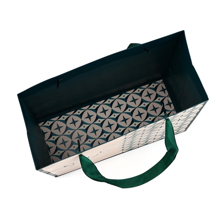 Пакет ламинированный двухсторонний &laquo;Геометрия&raquo;, с тишью и открыткой, ML, 23 х 27 х 11.5