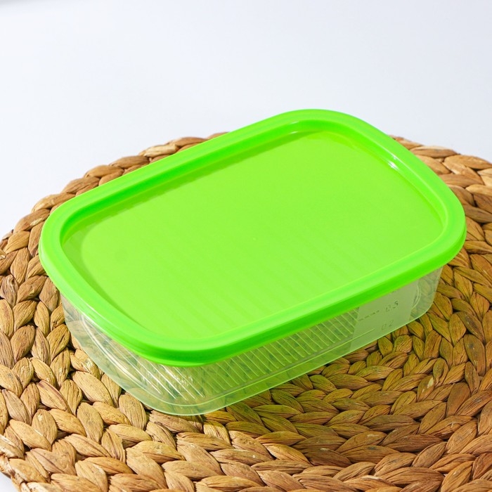 Набор пищевых контейнеров &laquo;BioFresh&raquo;, 3 шт: 500 мл, 1 л, 1.6 л, цвет прозрачный, крышки МИКС