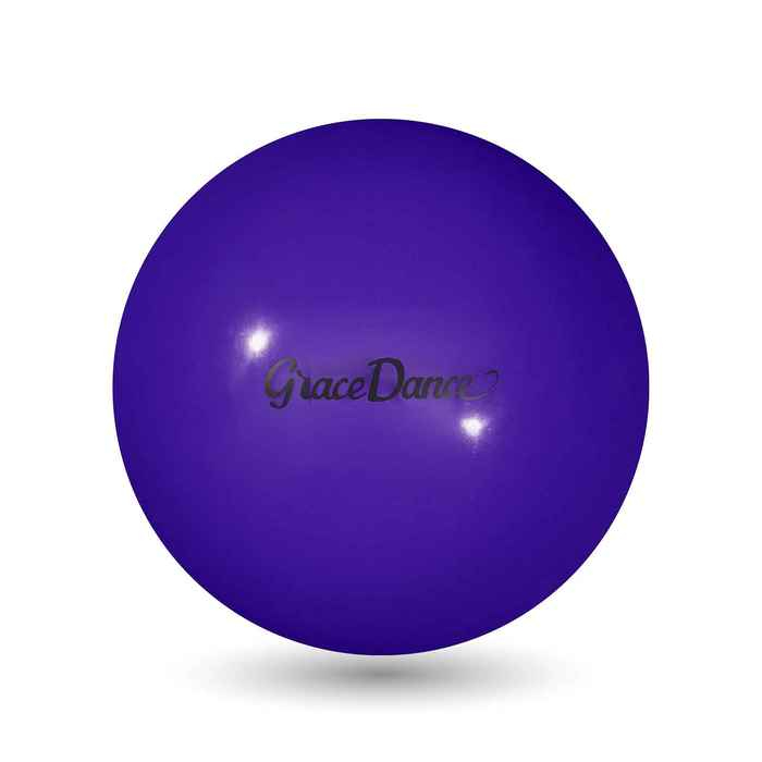Мяч для художественной гимнастики Grace Dance, d=16,5 см, цвет фиолетовый