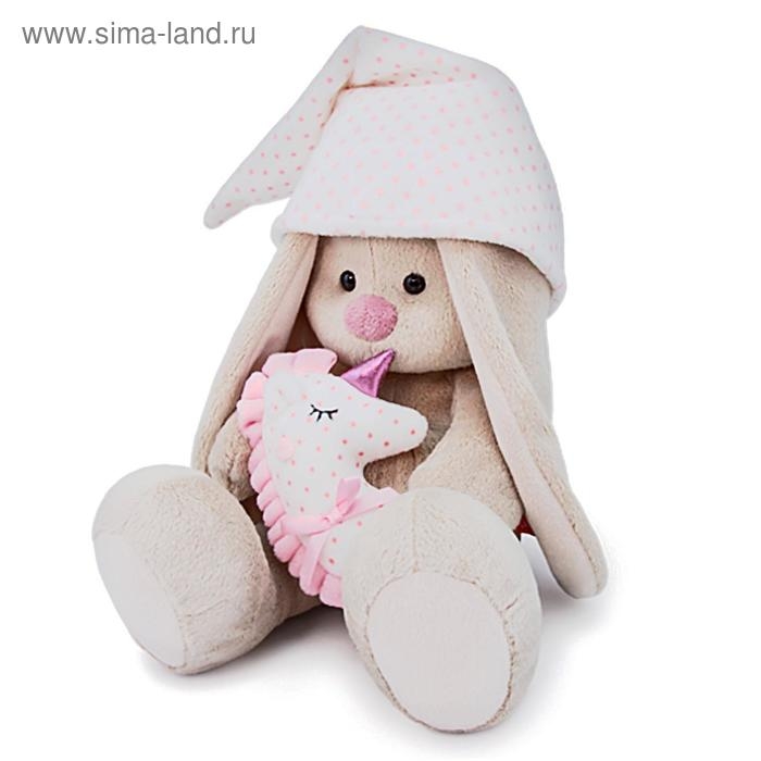 Мягкая игрушка &laquo;Зайка Ми с розовой подушкой - единорогом&raquo;, 23 см