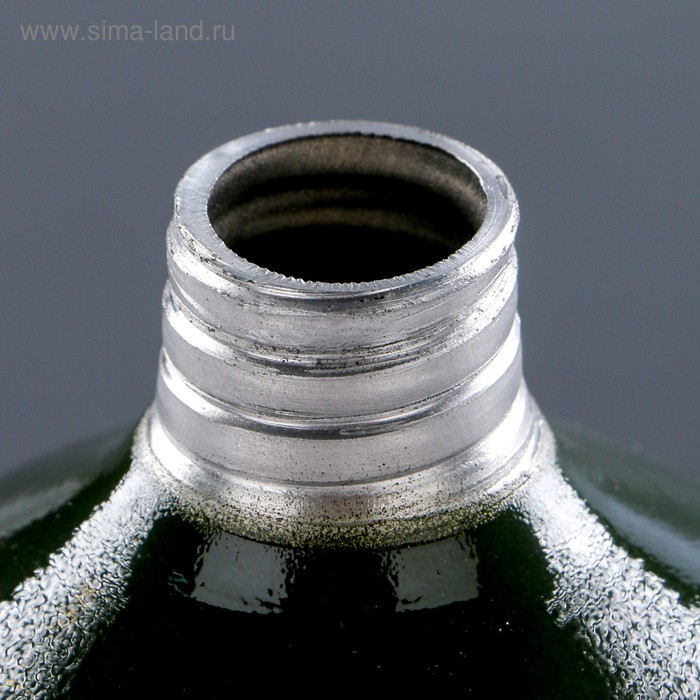 Фляжка армейская походная "Аdventure" 1,3 л для воды, на лямках, металлическая, зелёная