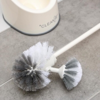 Ёрш для унитаза с подставкой Accoona, 17,5&times;13,5&times;44 см, цвет белый