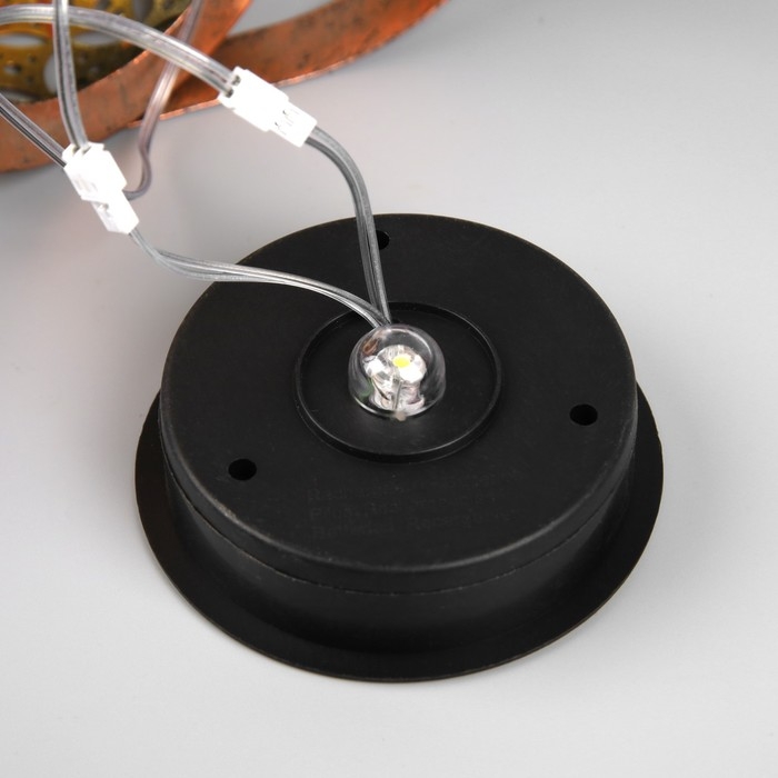 Садовый светильник на солнечной батарее &laquo;Лейка&raquo;, 21.5 &times; 16 &times; 10.5 см, 37 LED, свечение тёплое белое