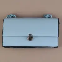 Застёжка для сумки, 2.5&times;2.5 см, цвет чёрный никель