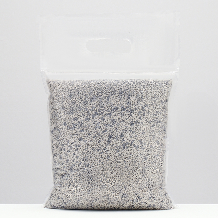 Наполнитель комкующийся гранулированный "Пижон"  5 кг  впитываемость до 10 л  ( бентонит)