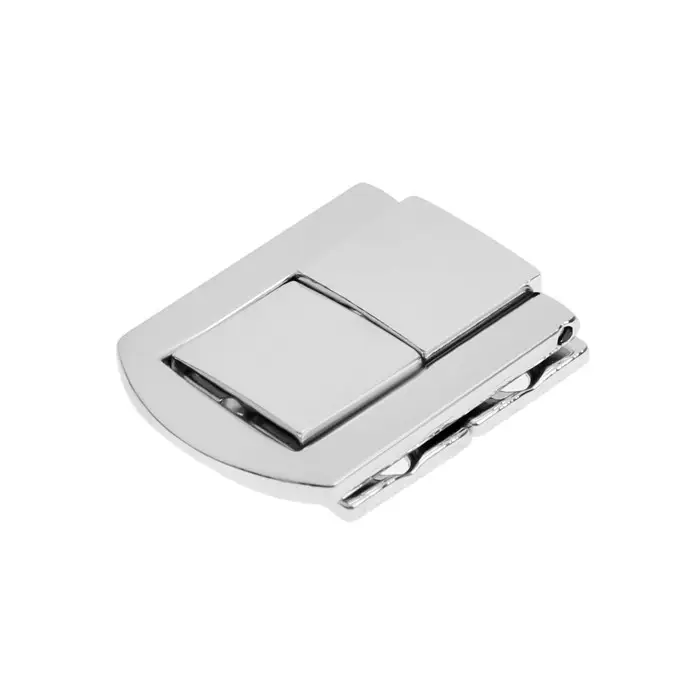Замок-защелка на ящик ZM01, 3.2&times;2.5 см, цвет хром