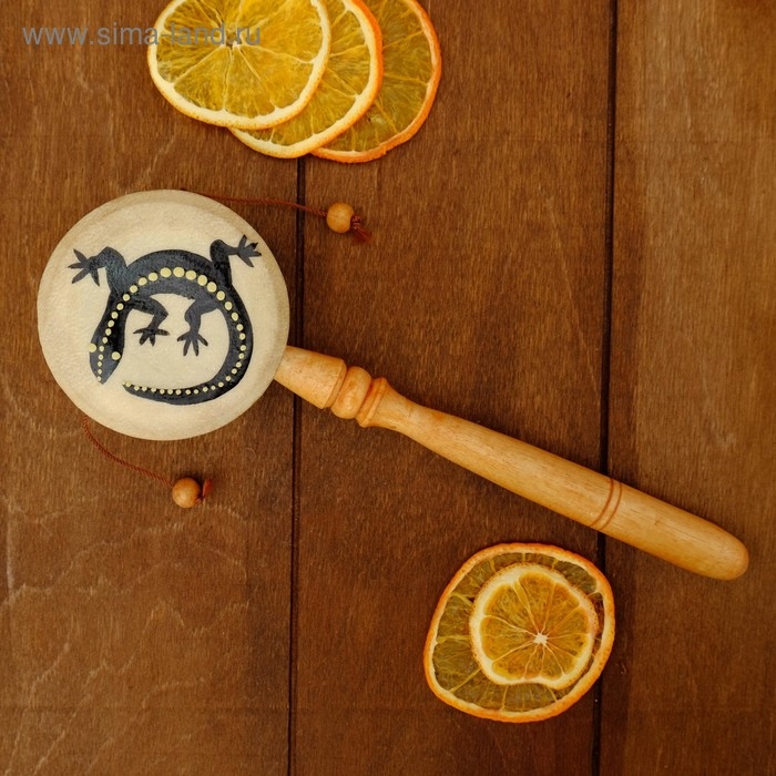 Сувенирный музыкальный инструмент "Клон-тонг" 22х6х4 см МИКС