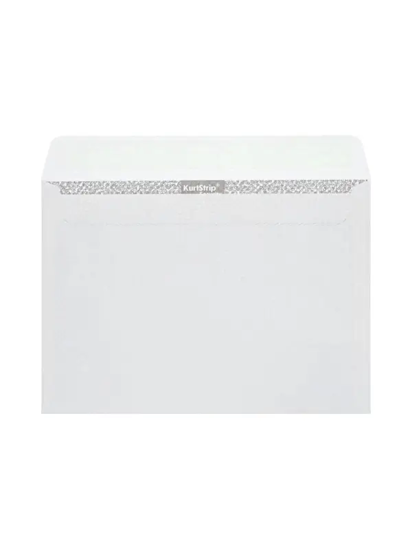 Конверт почтовый С5 162х229мм чистый, без окна, силиконовая лента, упаковка 100шт