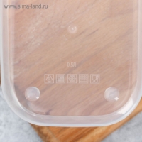 Ланч-бокс &laquo;В обеде вся сила&raquo;, 0.5 л