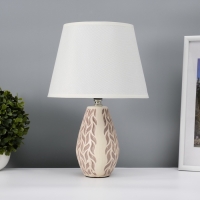 Настольная лампа с абажуром RISALUX &laquo;Риволи&raquo;, Е14, 40 Вт, 22&times;22&times;34.8 см