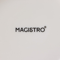 Блюдо фарфоровое для подачи Magistro &laquo;Церера&raquo;, 21&times;18,7 см, цвет белый