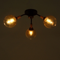 Люстра "Гундер" 3хЕ27 40Вт черный 57х57х25 см