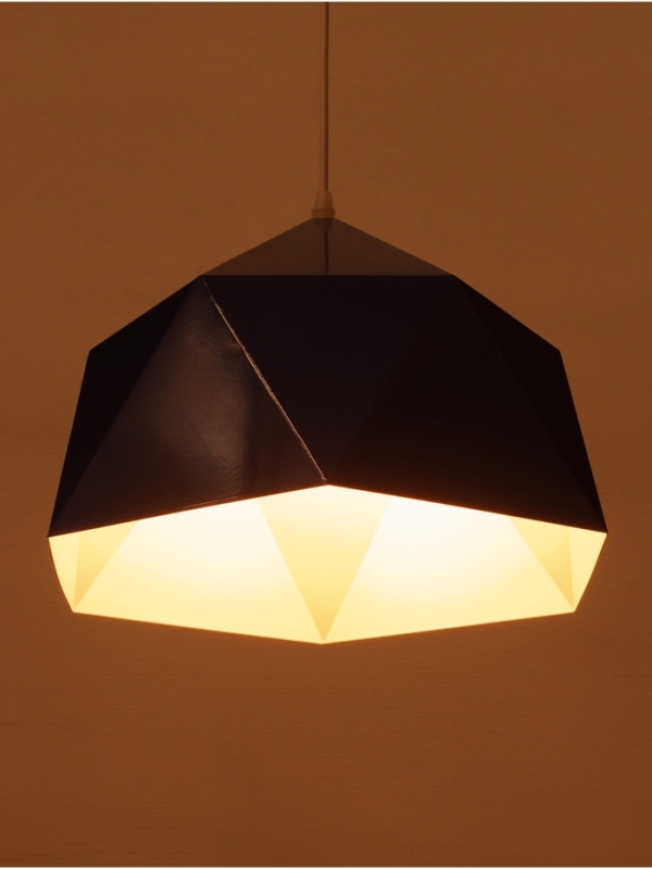 Светильник Edward 1х40Вт Е27 пр-1м темно-фиолетовый 38х38х25см