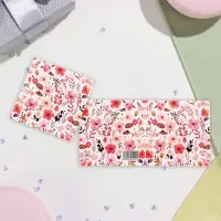 Мини-открытка "Цветочная" 7,5х7,5 см