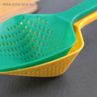 Ложка-дуршлаг, 34 см, МИКС