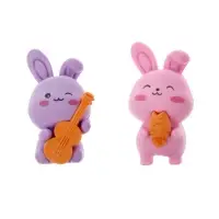 Набор фигурных ластиков, 7 штук, МИКС