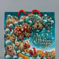 Коробка подарочная складная "МалаХит" 23 х 10 х 22 см